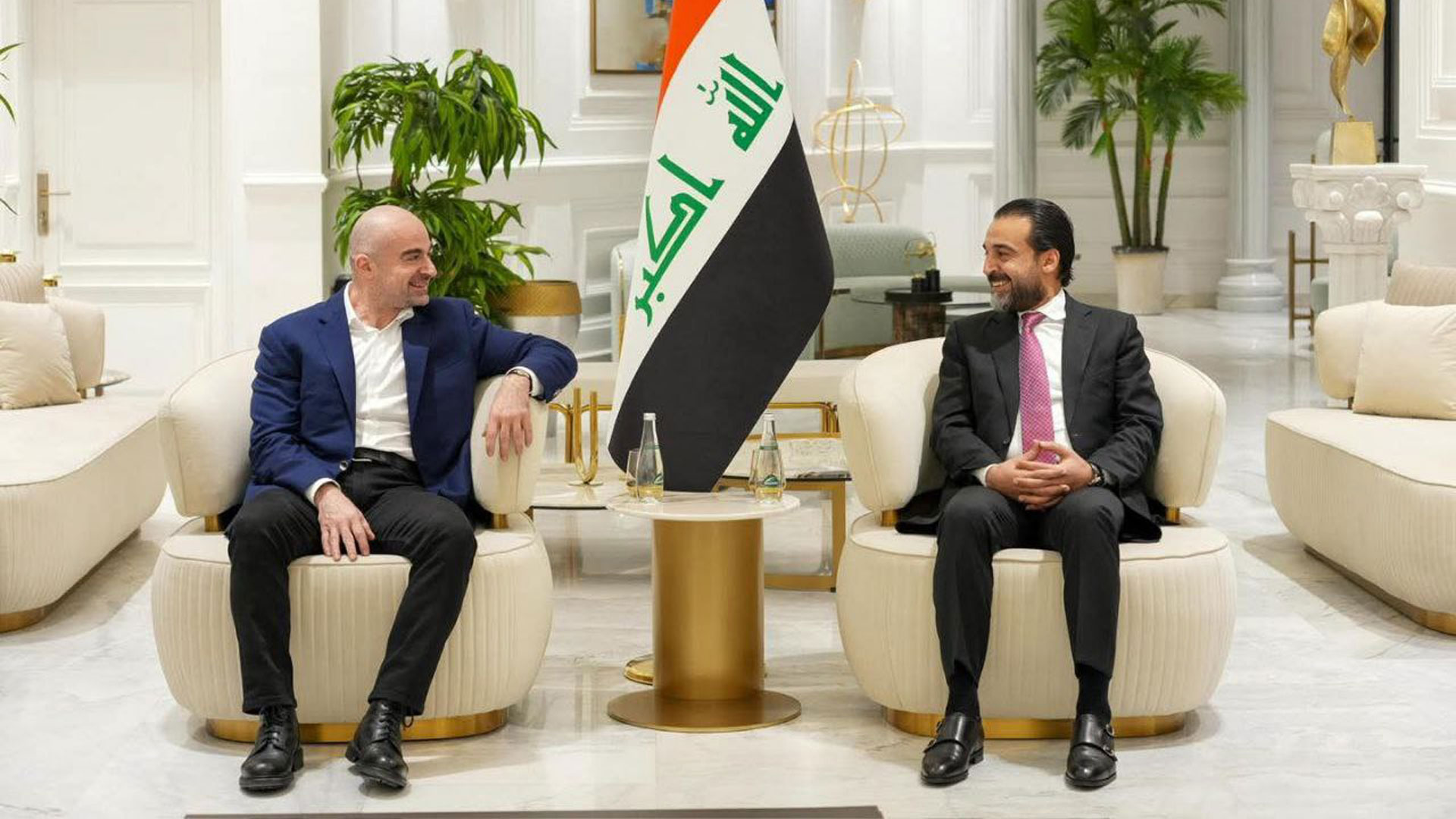 الرئيس بافل والحلبوسي: الالتزام بالتوقيتات الدستورية